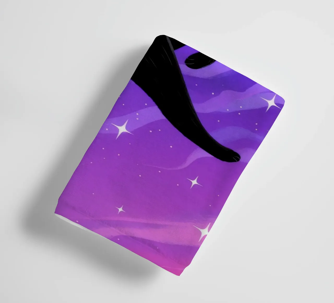 Space Cat Galaxy towel by Demar Galleria