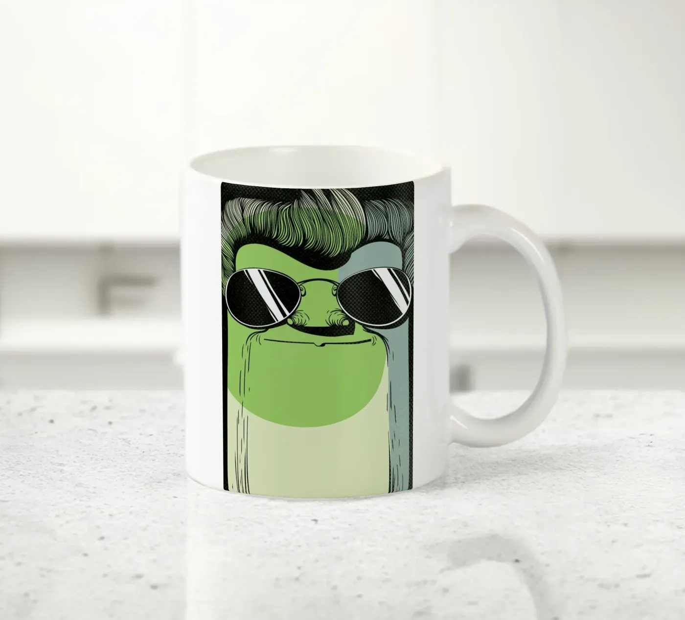 THE GUY ceramic mug by Caio Beltrão