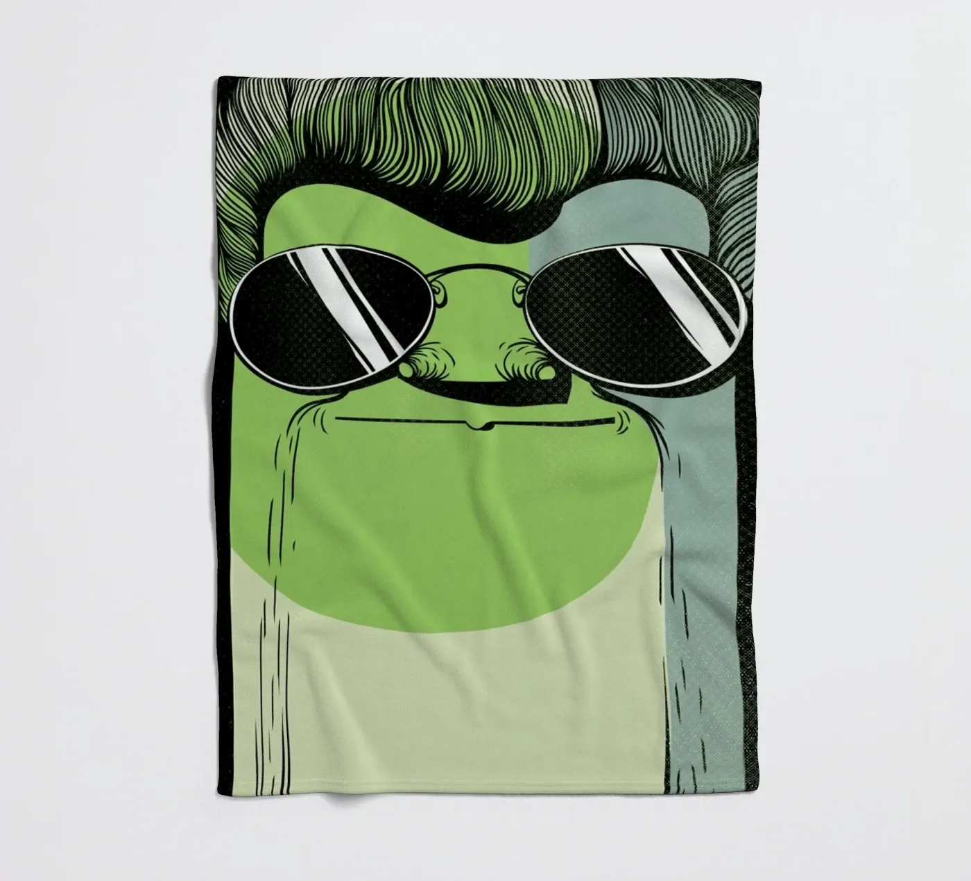 THE GUY fleece blanket by Caio Beltrão