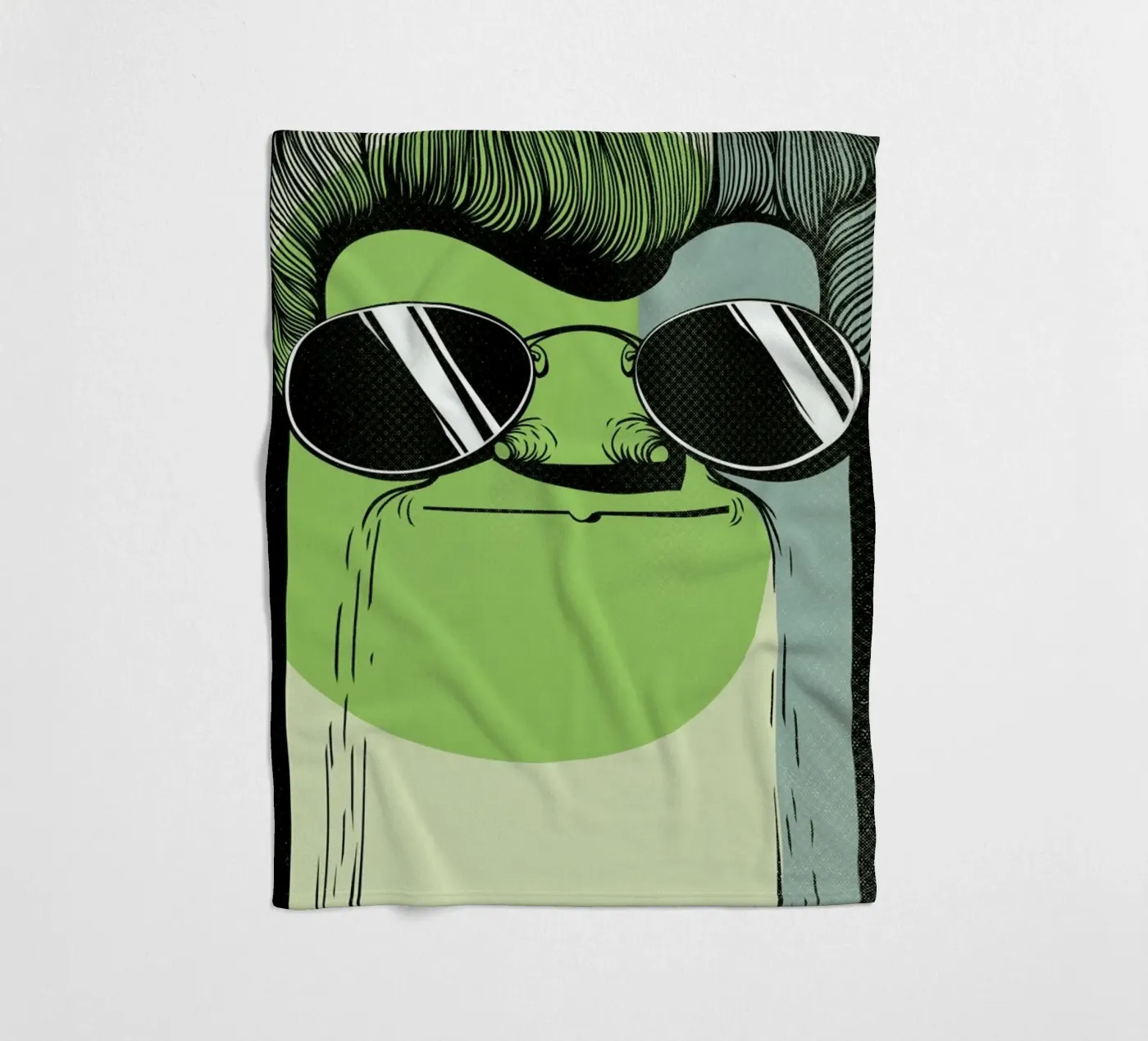 THE GUY fleece blanket by Caio Beltrão