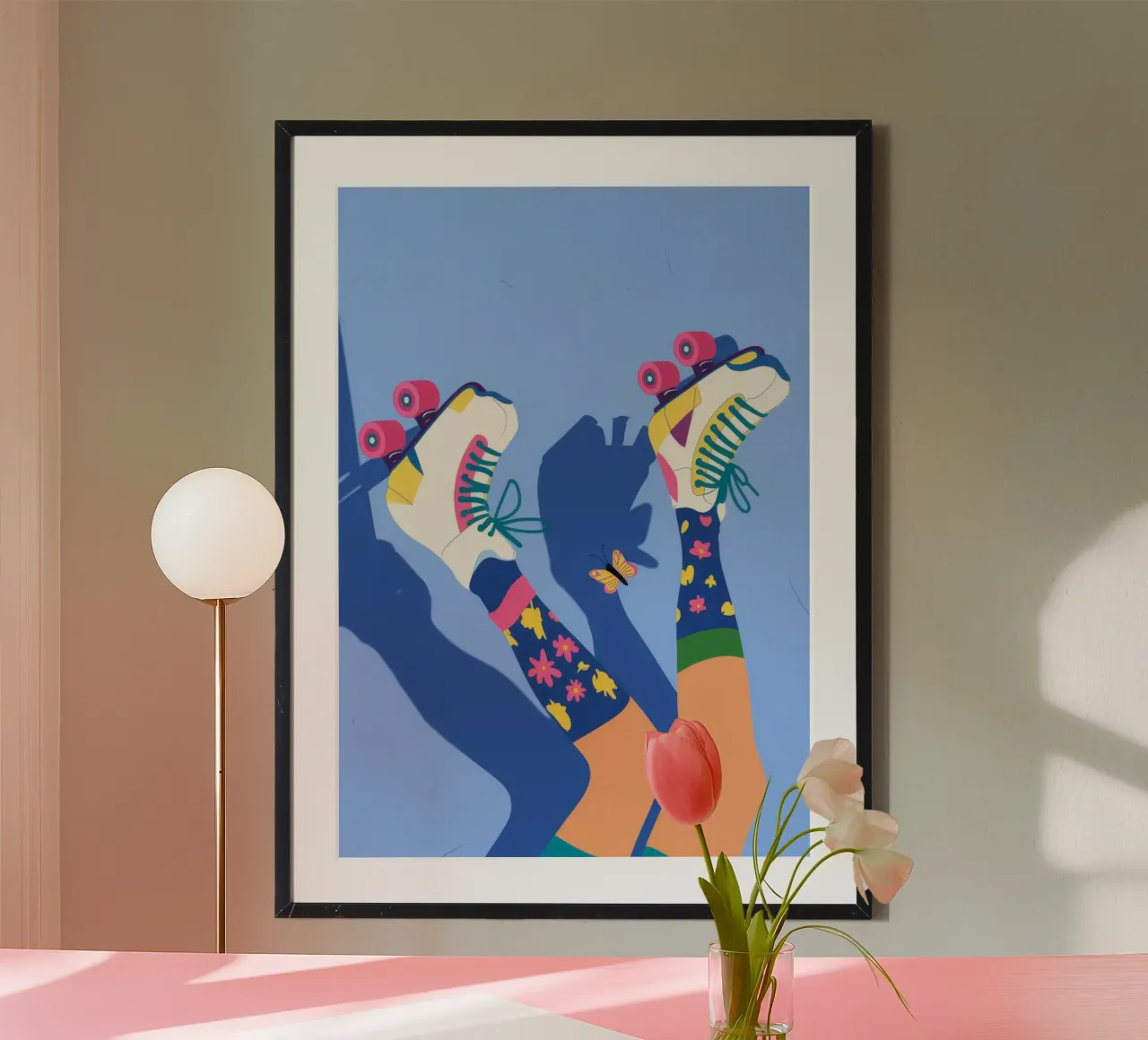 Roller Skates Socks hahnemühle by Demar Galleria