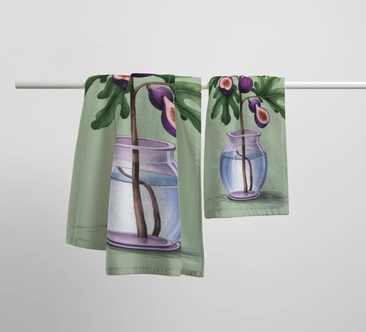 Pianta di fico in vaso asciugamano da bagno da Demar Galleria