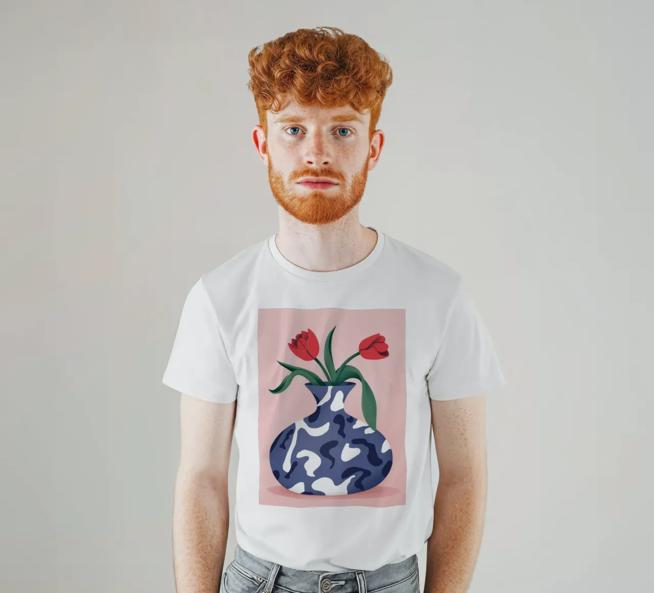 Tulipani in vaso t-shirt da Demar Galleria