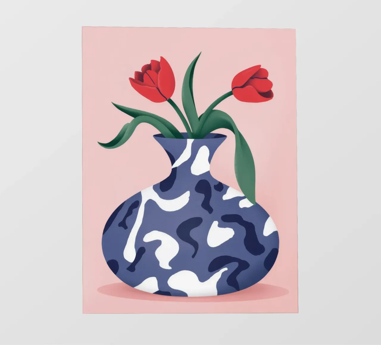 Tulipani in vaso telo in pvc da Demar Galleria