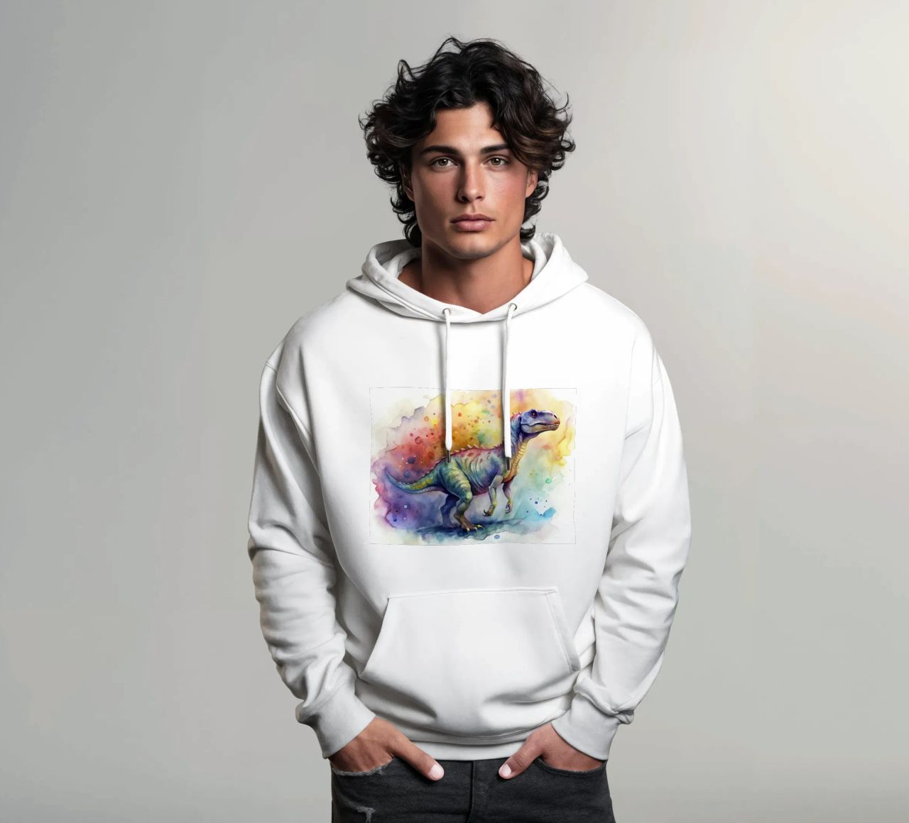 iguanodon dinosaur sudadera con capucha de ARTVI-SHOP