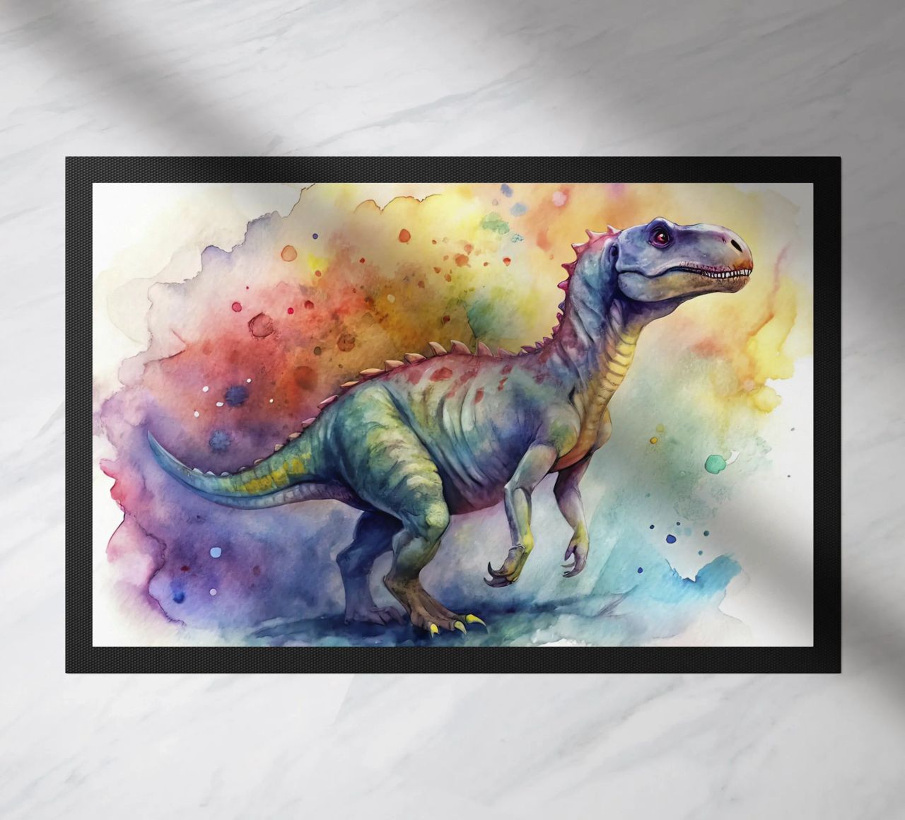iguanodon dinosaur felpudo de ARTVI-SHOP