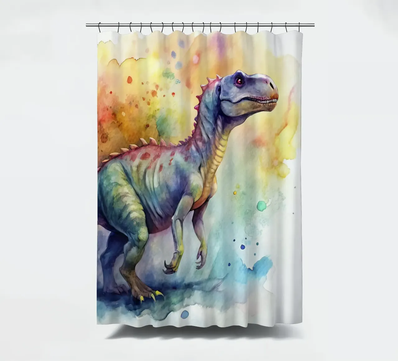 iguanodon dinosaur shower curtain by 🎁 ARTVI-SHOP
