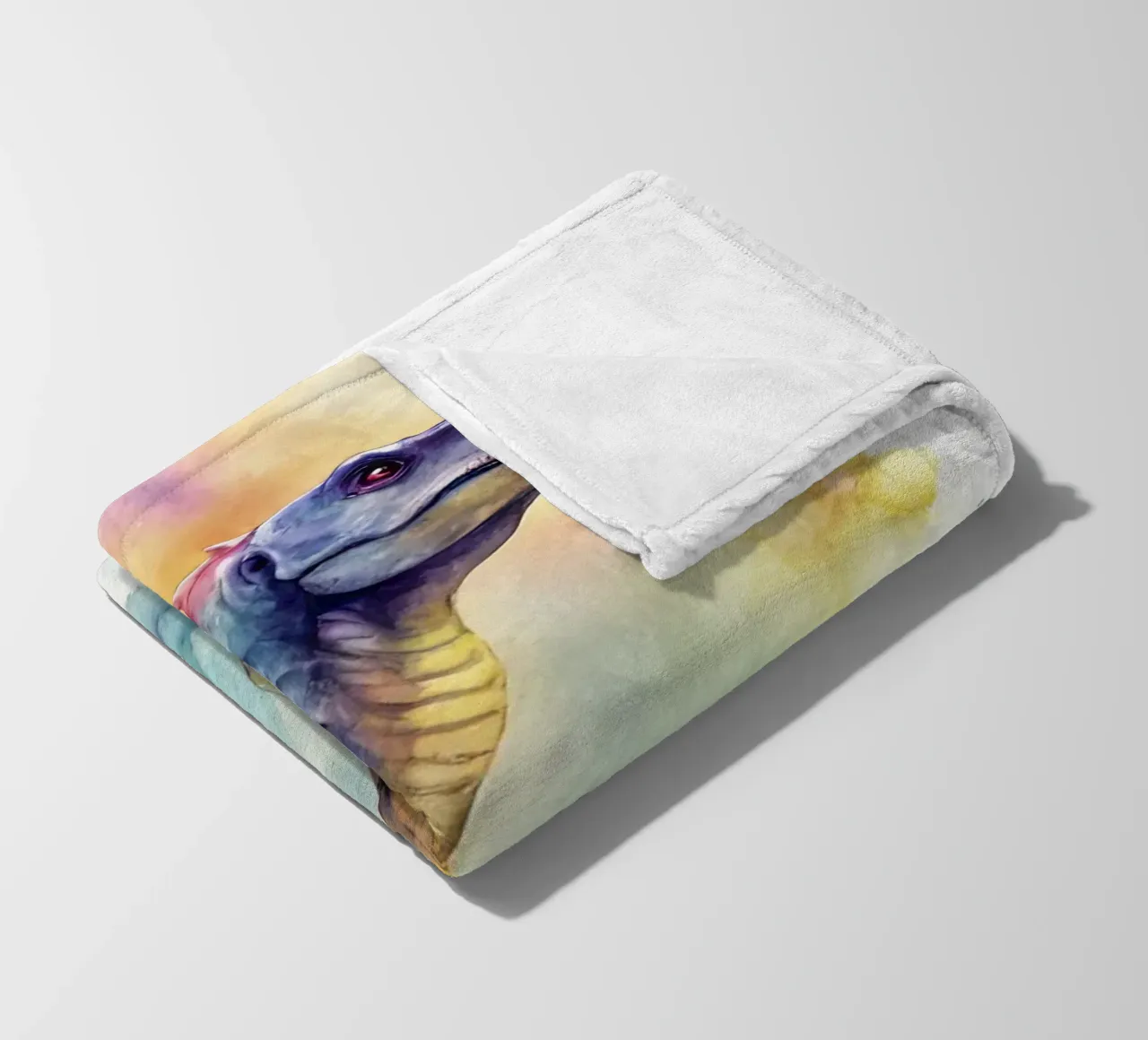 iguanodon dinosaur fleece blanket by 🎁 ARTVI-SHOP