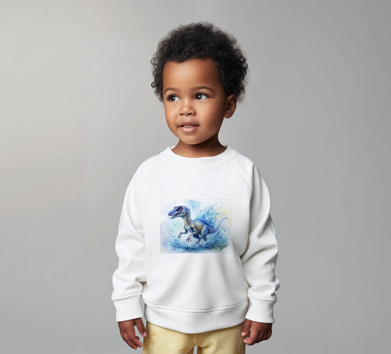 velociraptor dinosaur sudadera de bebé de ARTVI-SHOP