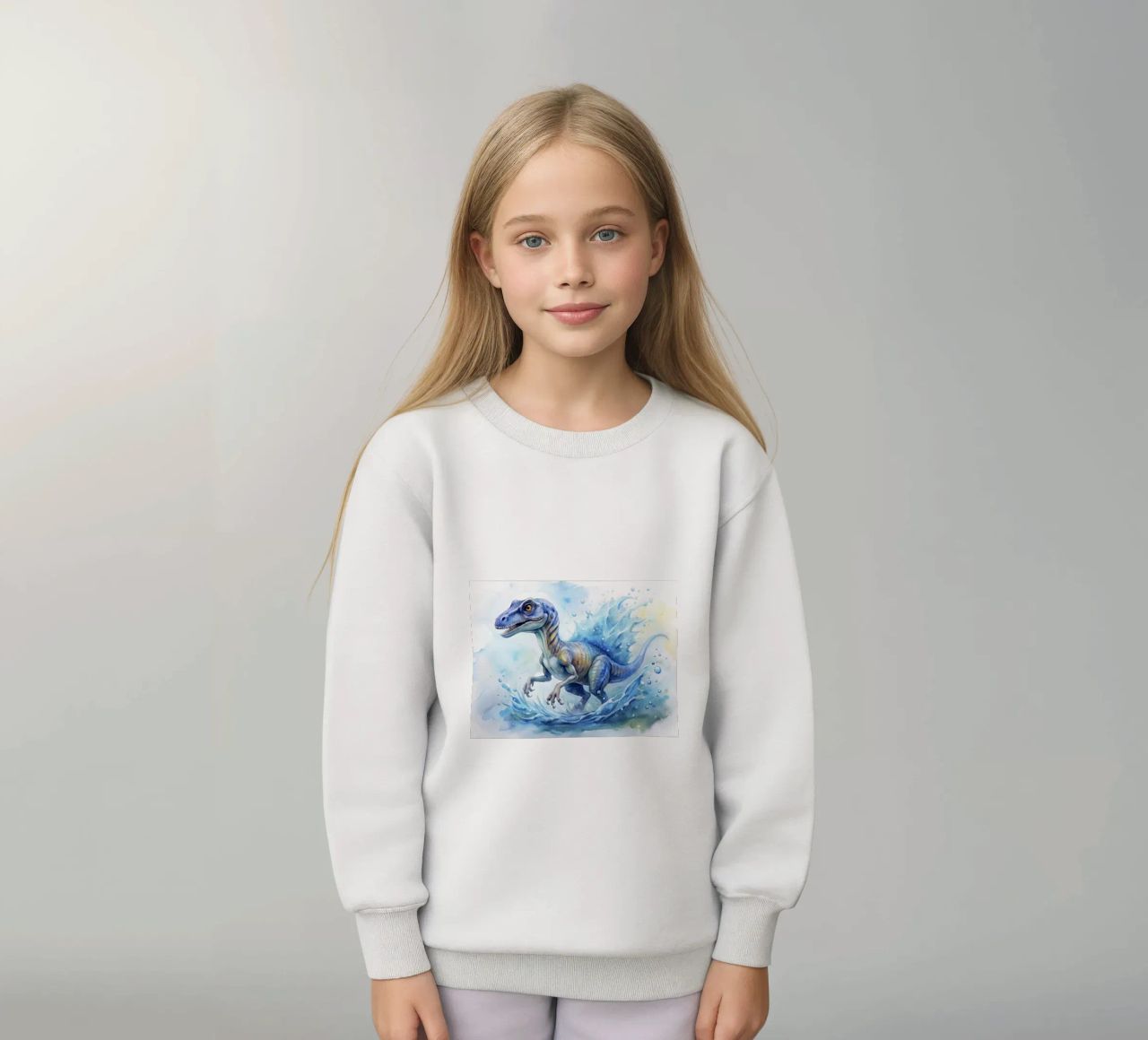 velociraptor dinosaur sudadera para niño de ARTVI-SHOP