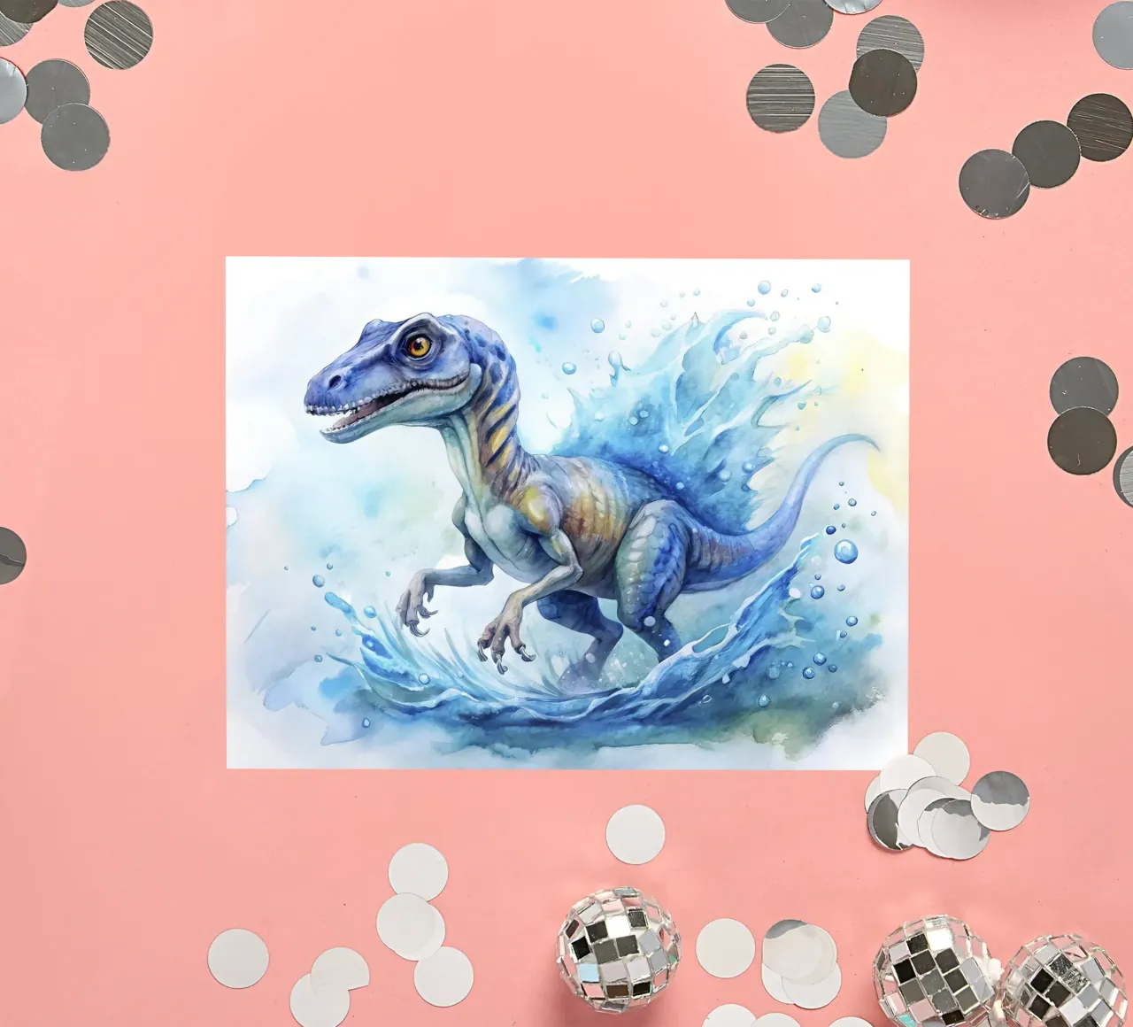Velociraptor-Dinosaurier Sticker von 🎁 ARTVI-SHOP