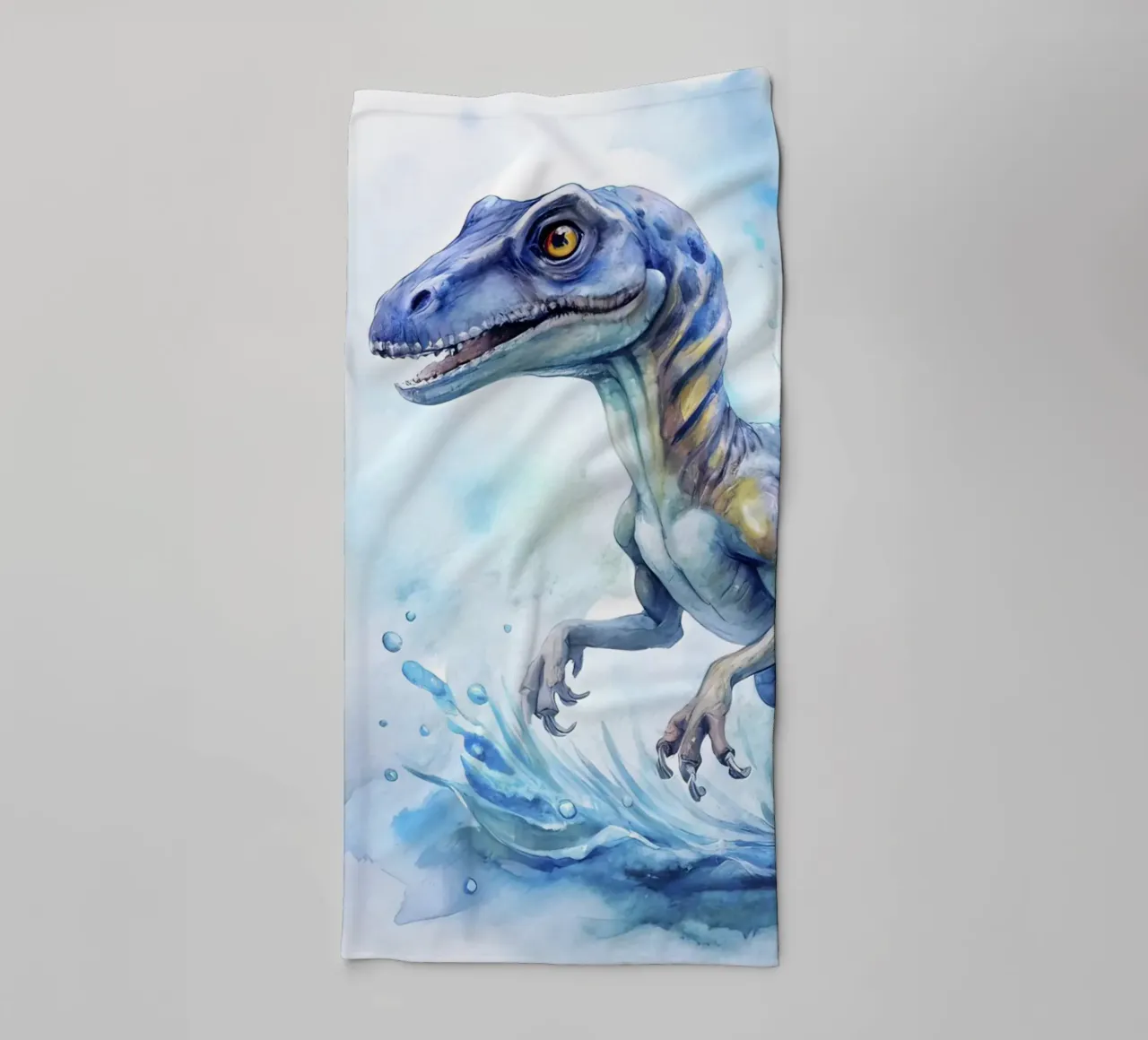 dinosauro velociraptor asciugamano da bagno da ARTVI-SHOP