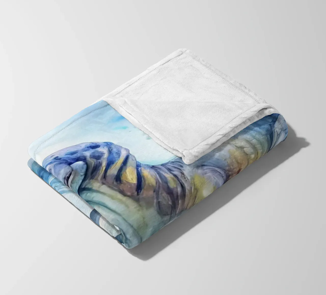 velociraptor dinosaur fleece blanket by 🎁 ARTVI-SHOP