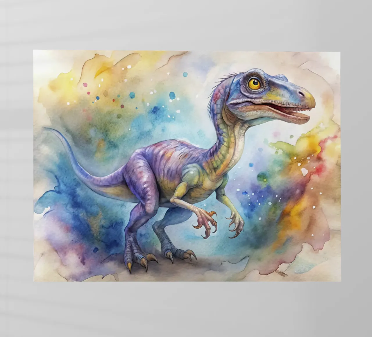 dinosauro velociraptor pellicola backlit da ARTVI-SHOP