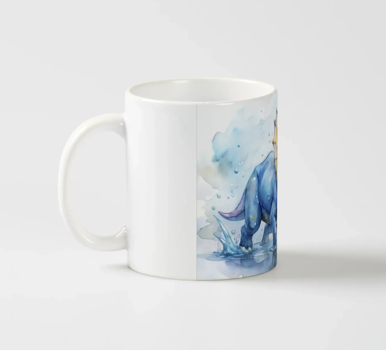 triceratops dinosaur ceramic mug by 🎁 ARTVI-SHOP