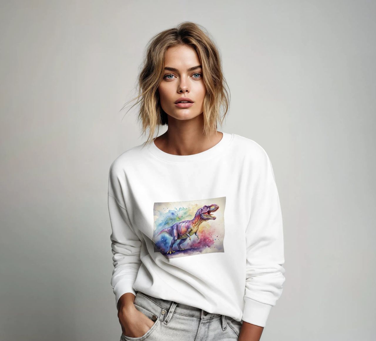 dinosaurio tiranosaurio rex sudadera de ARTVI-SHOP