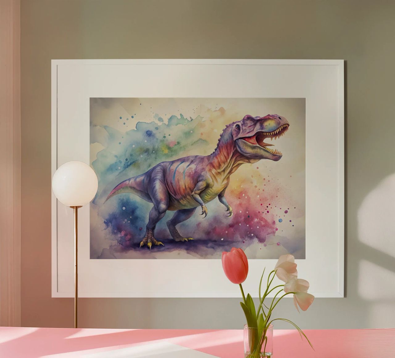dinosaurio tiranosaurio rex poster de ARTVI-SHOP