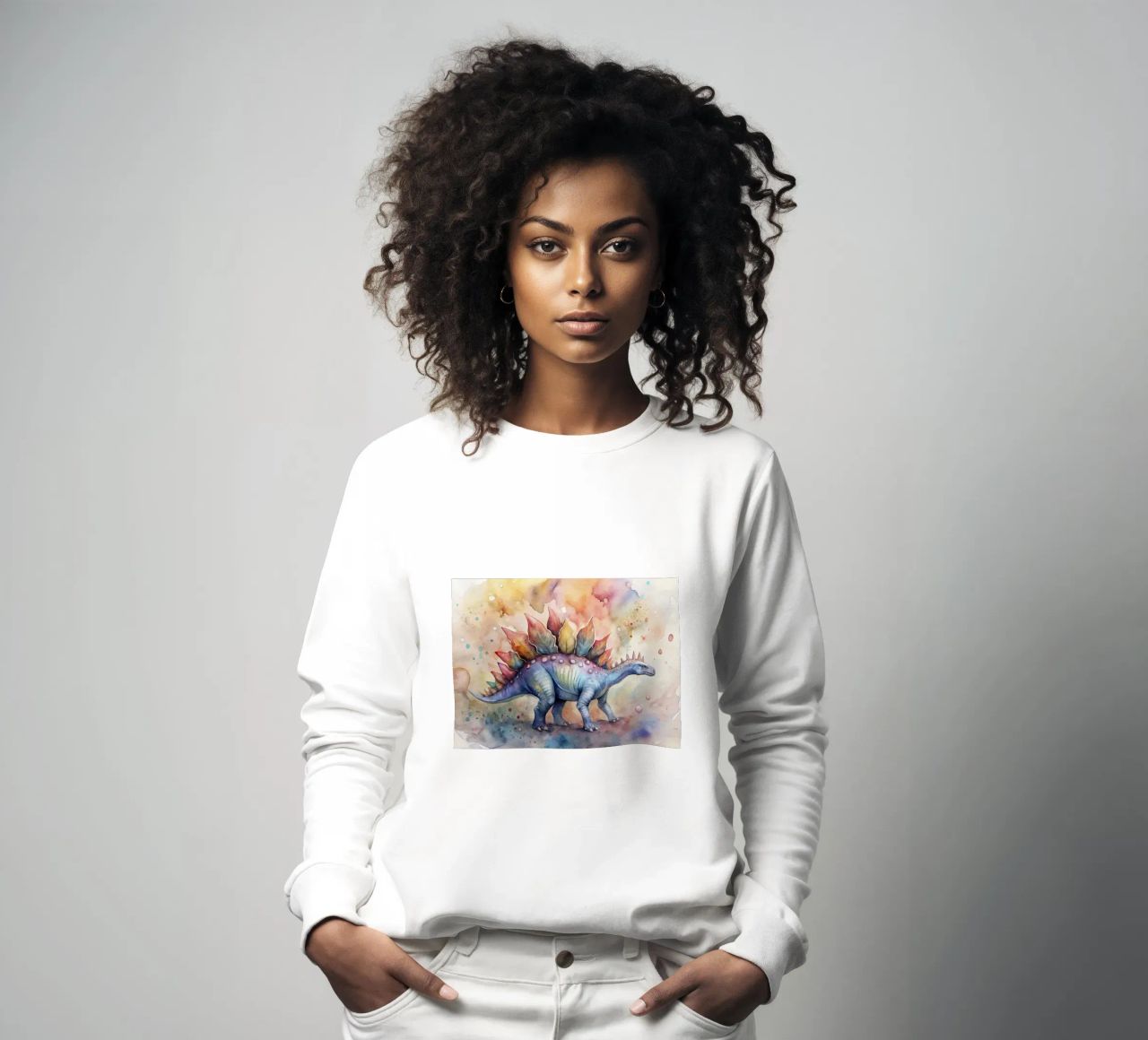 dinosaurio estegosaurio sudadera de ARTVI-SHOP