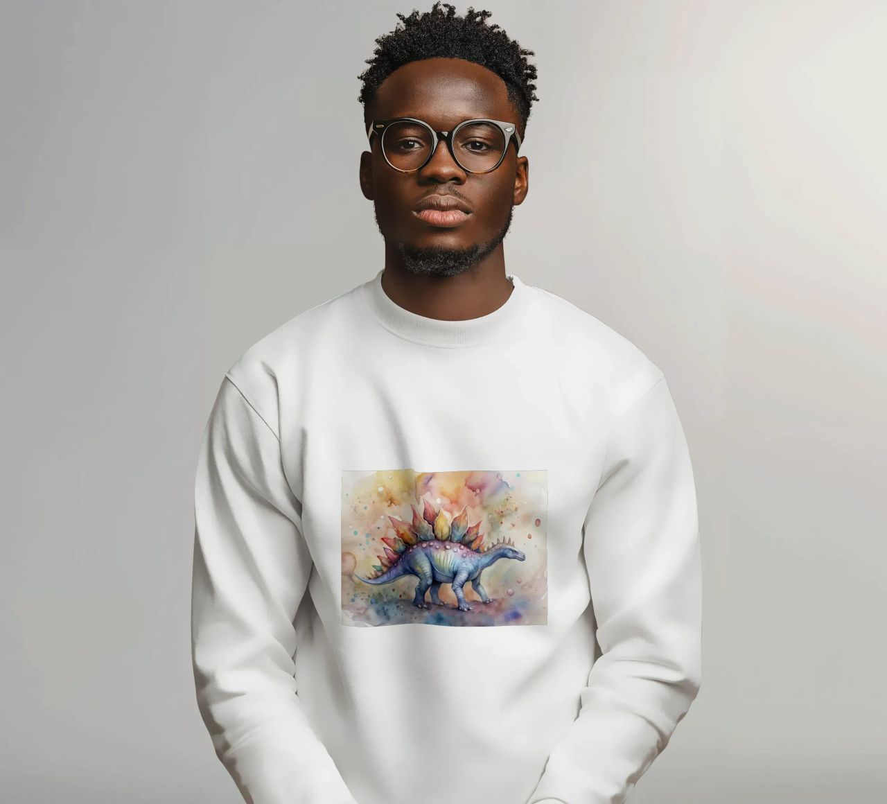 dinosaurio estegosaurio sudadera de ARTVI-SHOP
