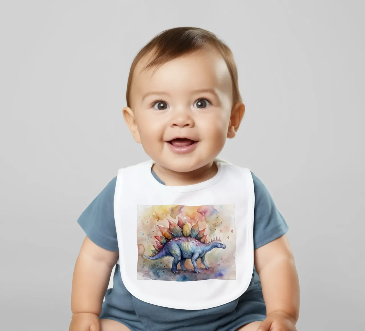 dinosauro stegosauro bavaglino da 🎁 ARTVI-SHOP