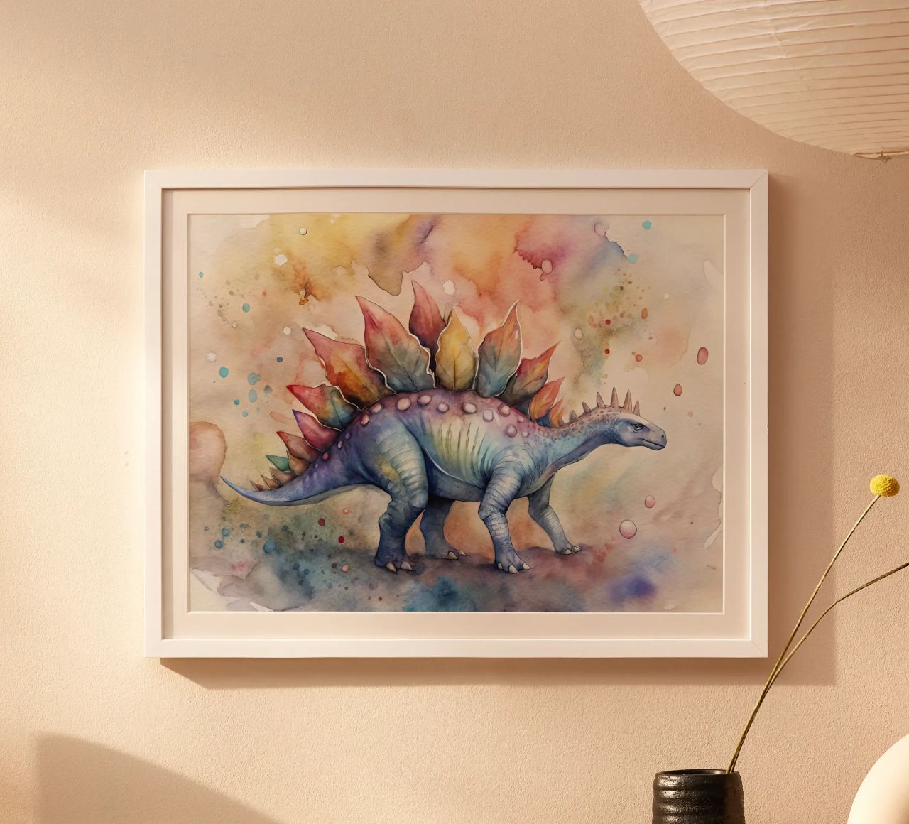 dinosaurio estegosaurio poster de ARTVI-SHOP