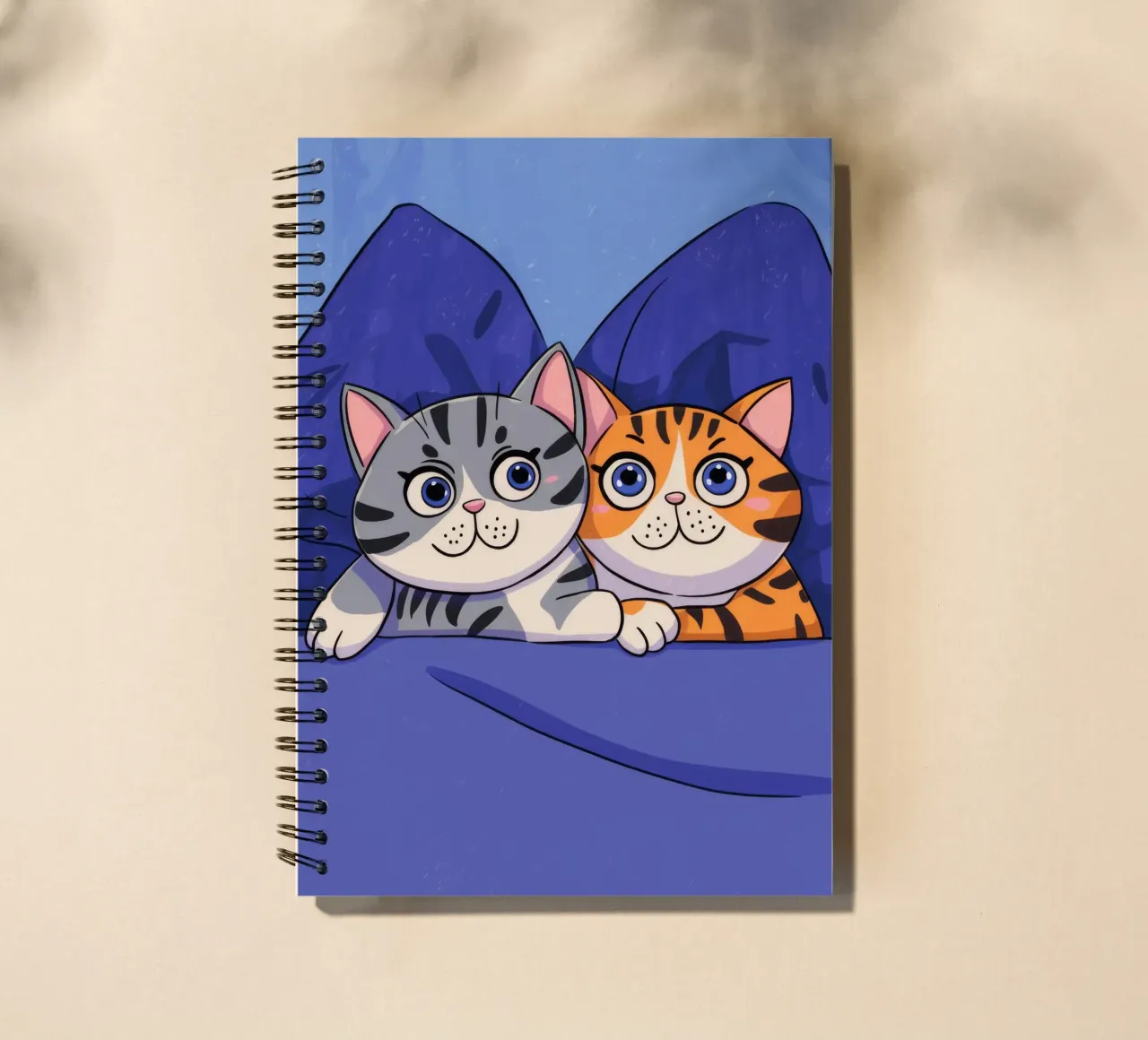 Two Kittens spiral notebook by Demar Galleria