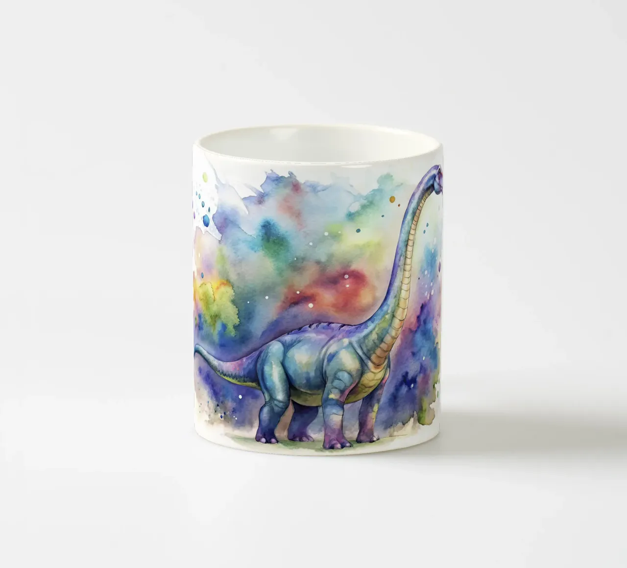 brachiosaurus dinosaur ceramic mug by 🎁 ARTVI-SHOP