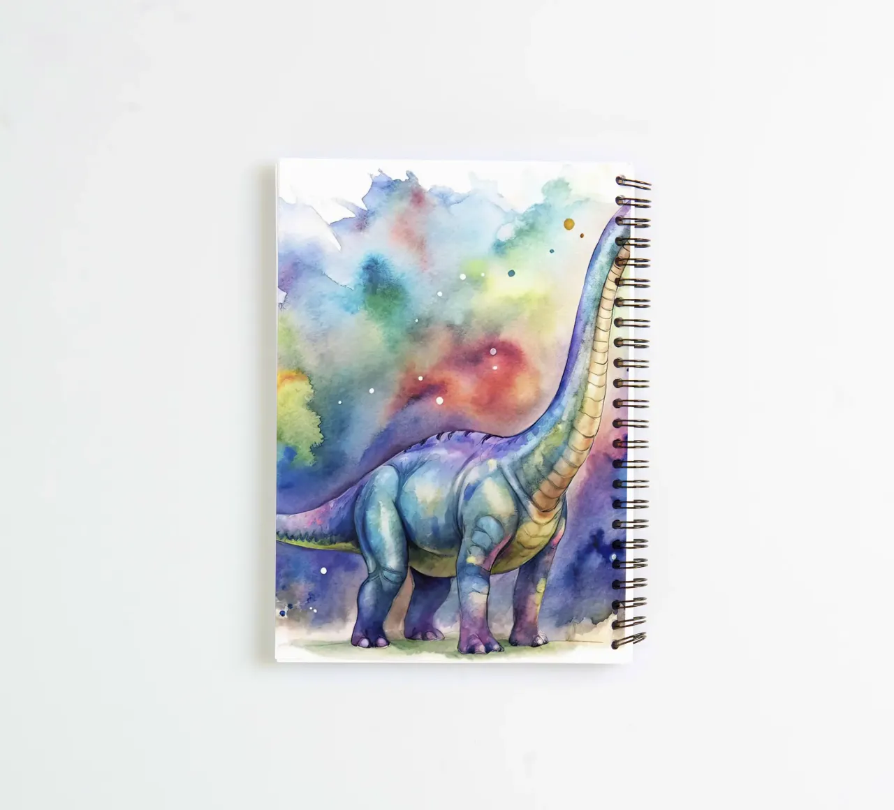 brachiosaurus dinosaur spiral notebook by 🎁 ARTVI-SHOP