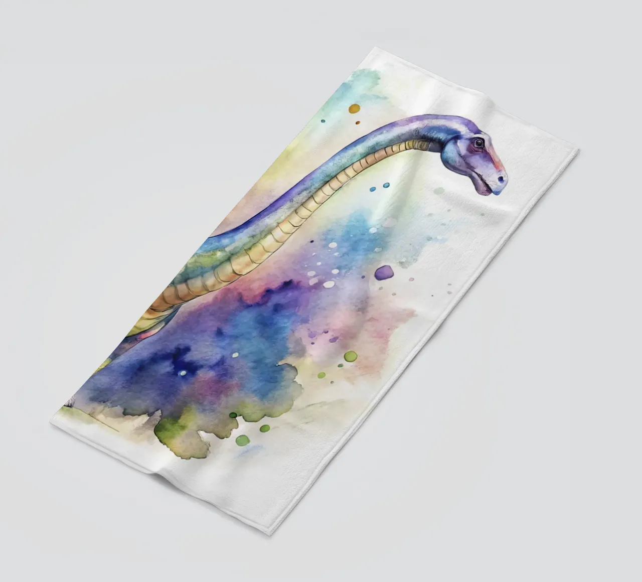 brachiosaurus dinosaur beach towel by 🎁 ARTVI-SHOP