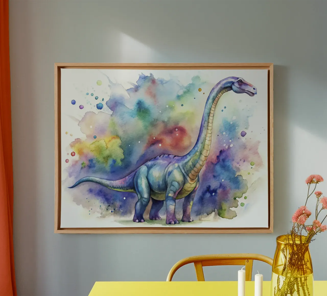 brachiosaurus dinosaur canvas by 🎁 ARTVI-SHOP