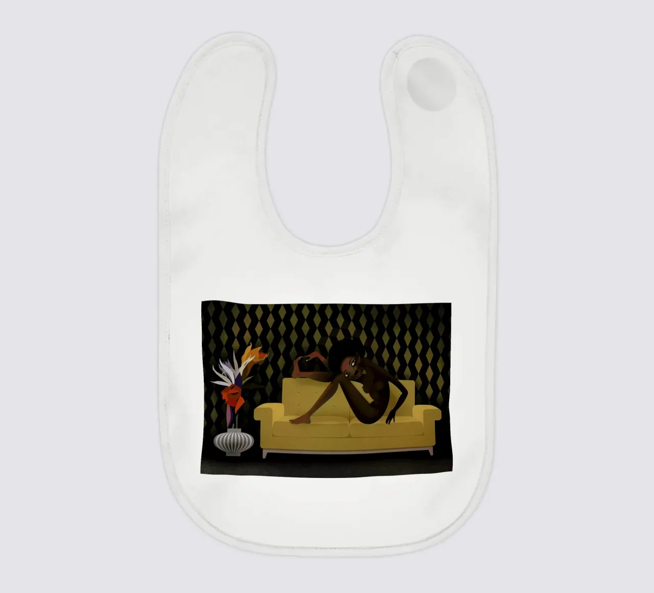 Yellow Sofa bavaglino da Lesja Chernish