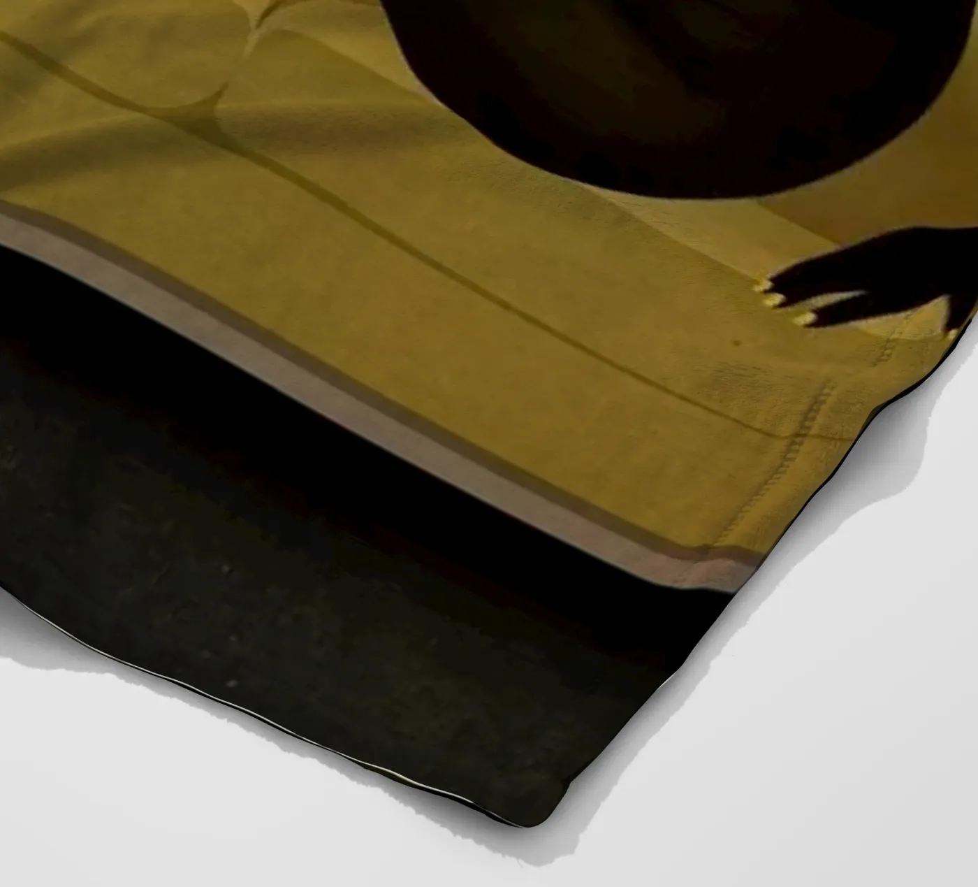 Yellow Sofa fleecedeken van Lesja Chernish