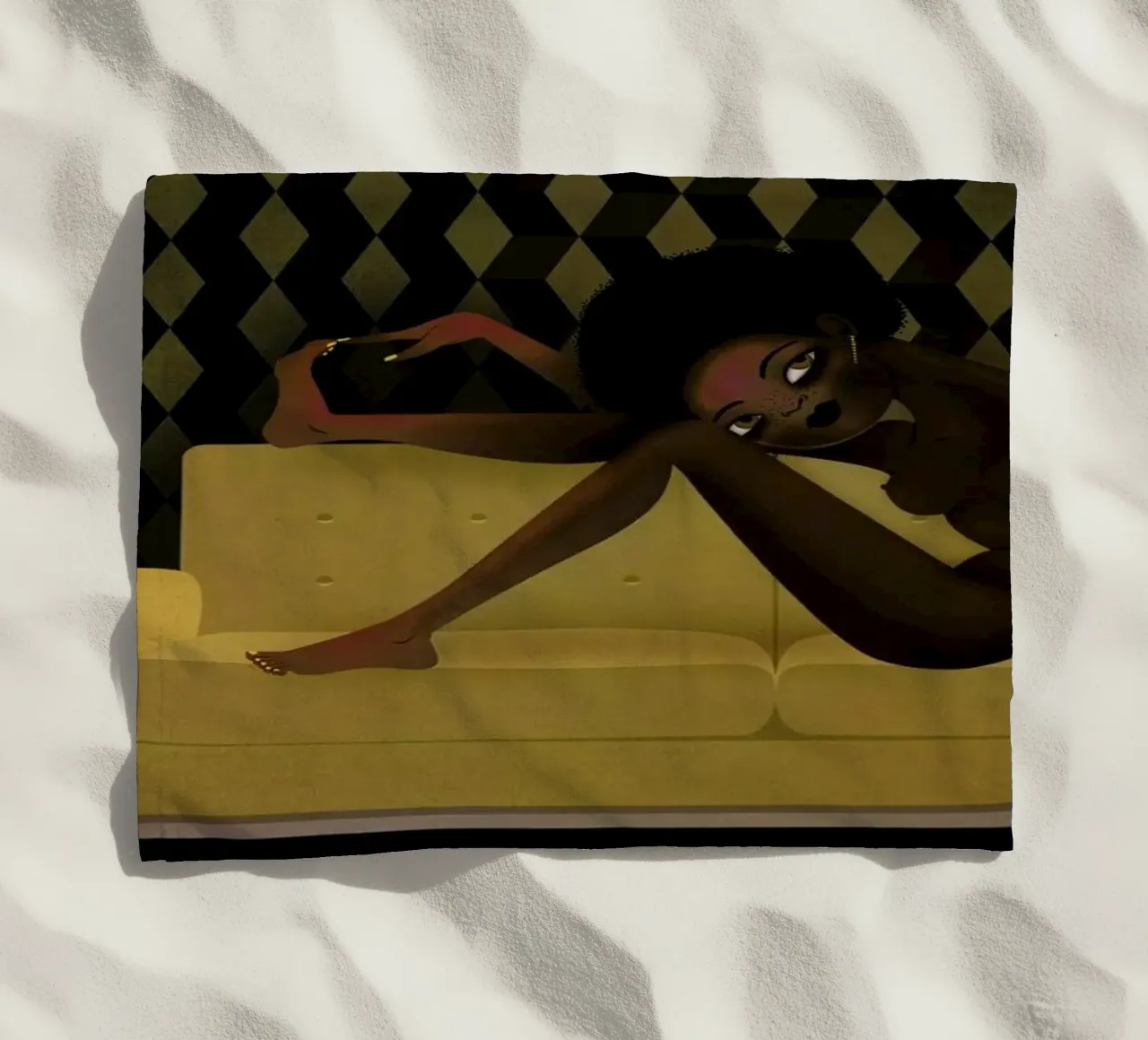 Yellow Sofa telo mare da Lesja Chernish