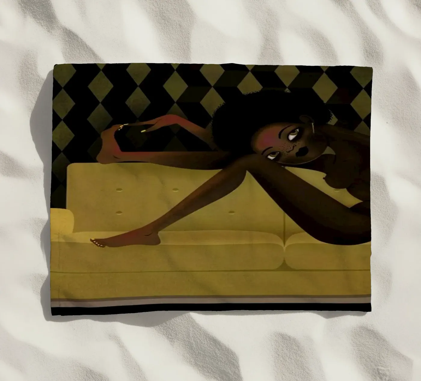 Yellow Sofa telo mare da Lesja Chernish