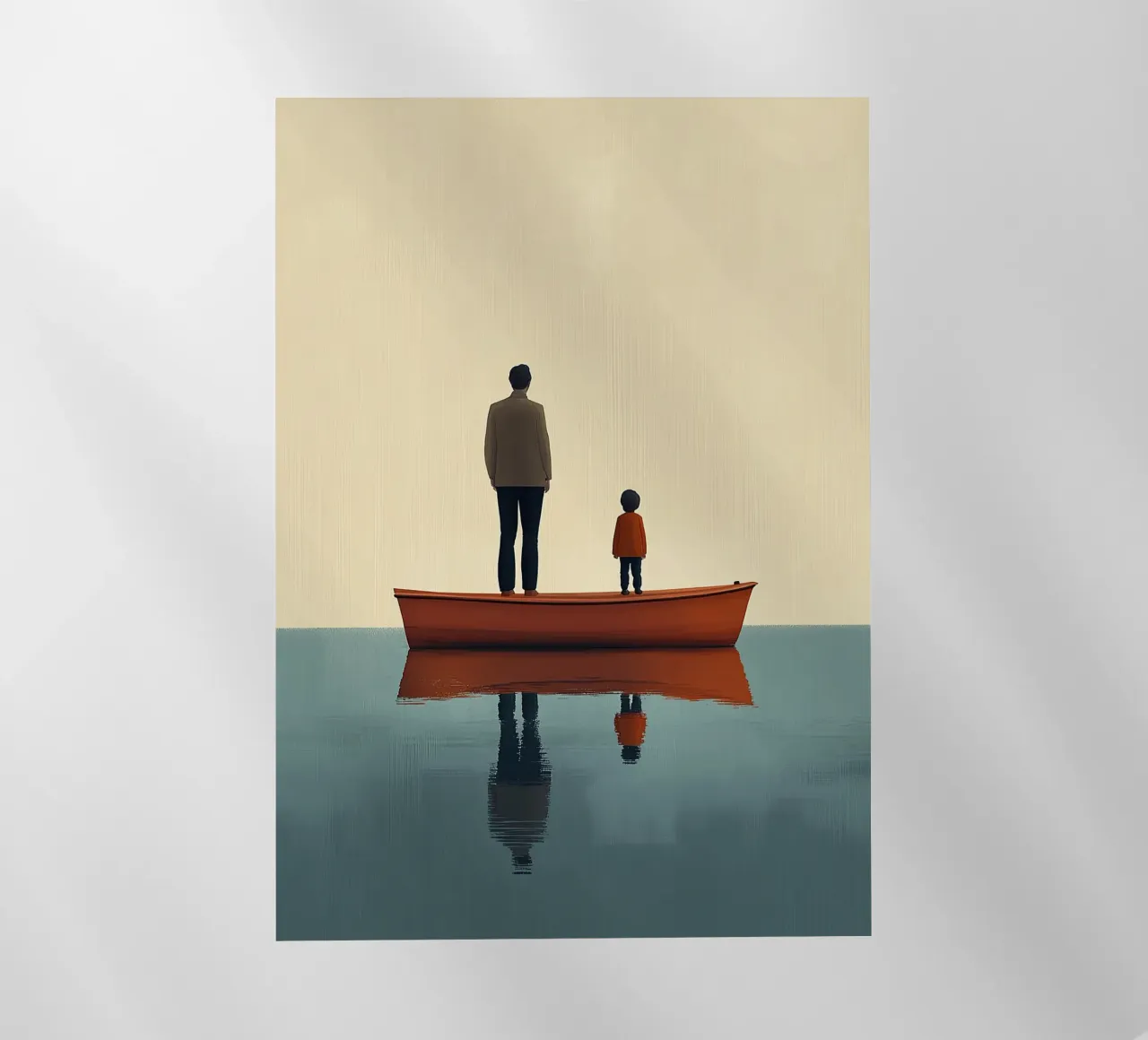 Padre e figlio pellicola backlit da Nikis Art Studio