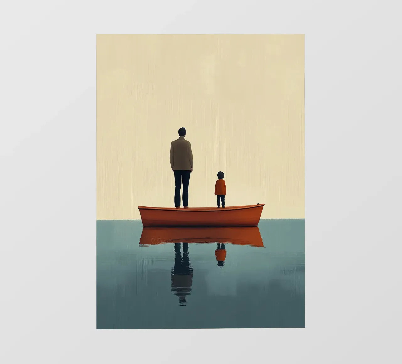 Padre e figlio pellicola backlit da Nikis Art Studio