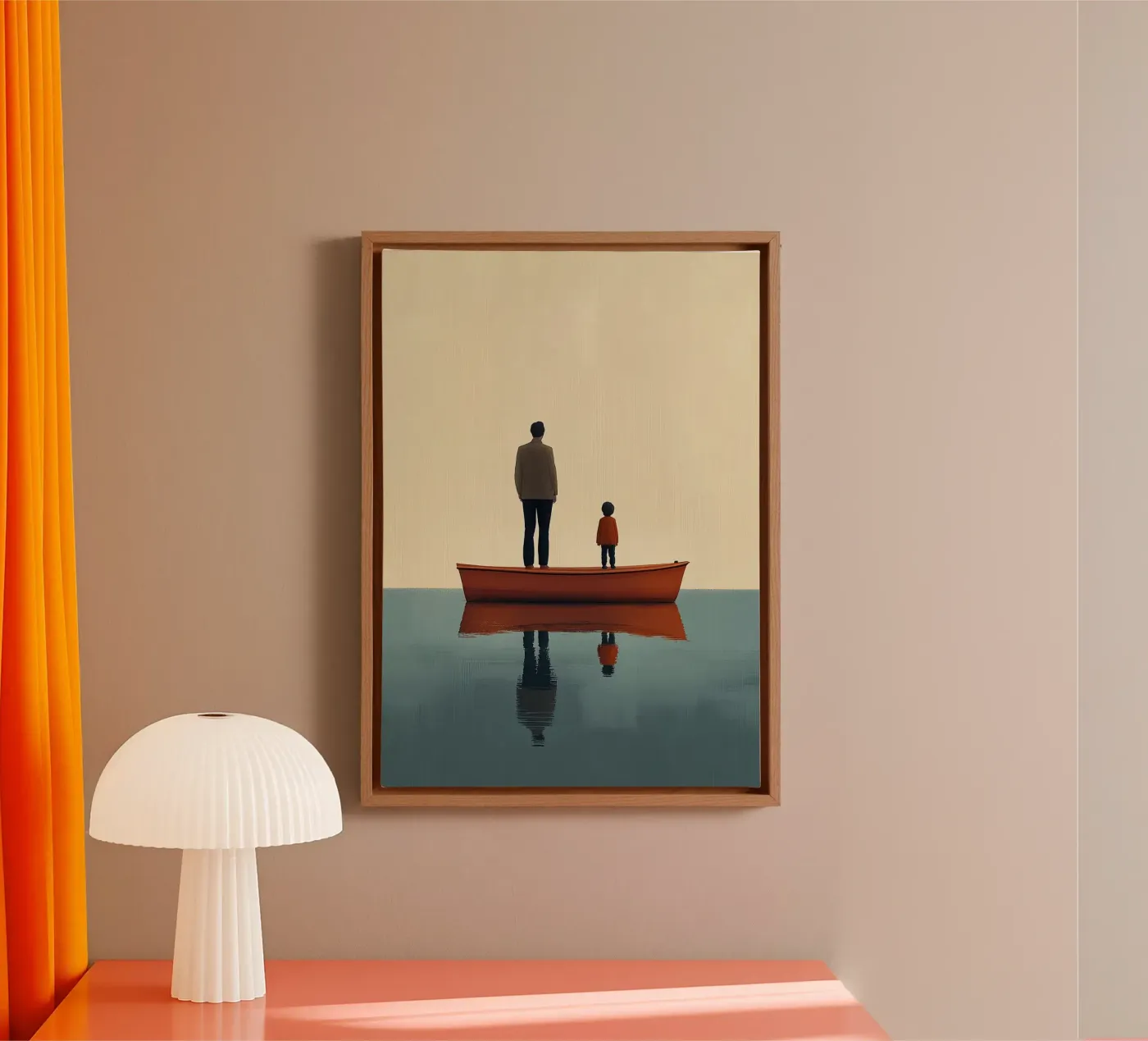 Father and son tela da Nikis Art Studio