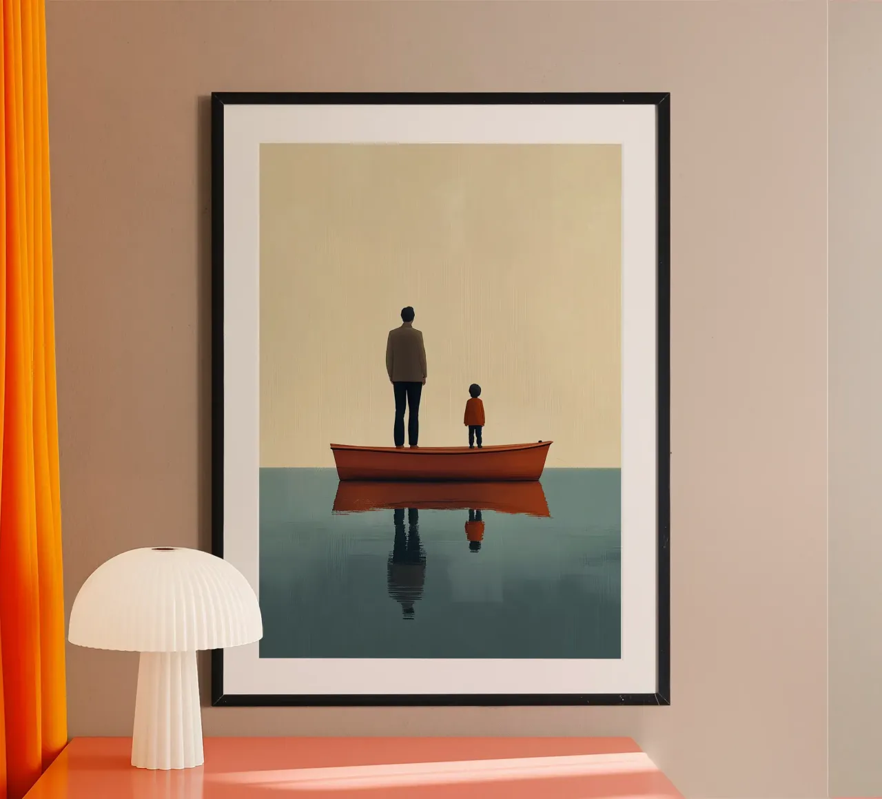 Padre e figlio poster da Nikis Art Studio