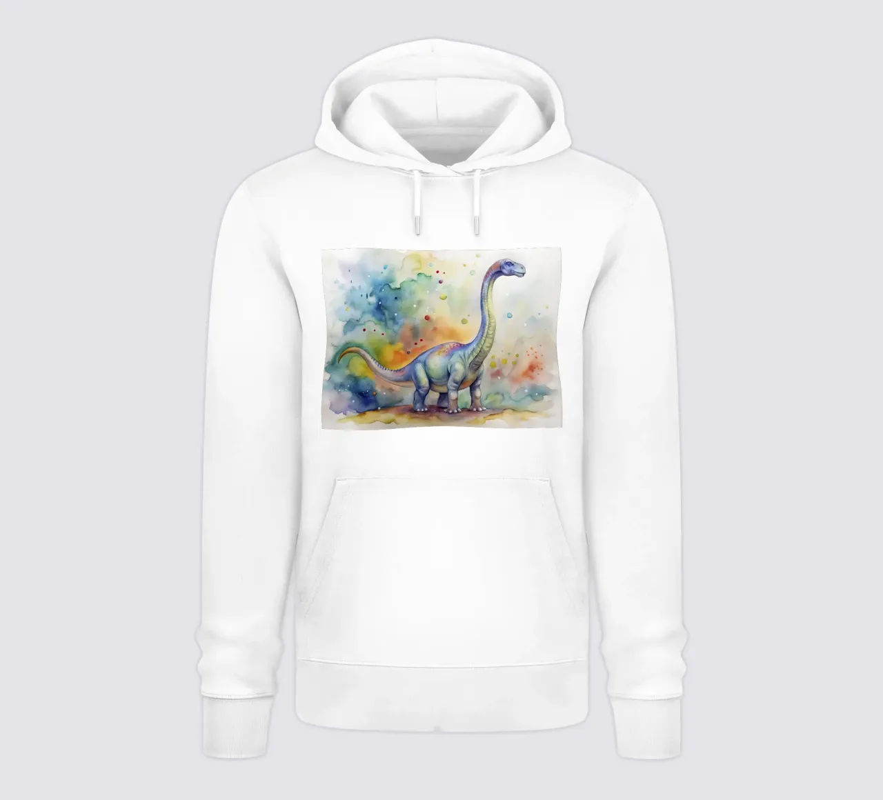 dinosauro diplodocus felpa con cappuccio da ARTVI-SHOP