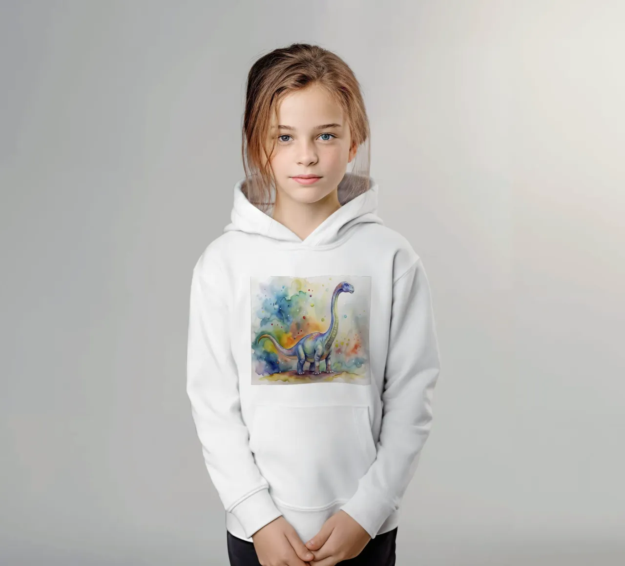 diplodocus dinosaur kids hoodie by 🎁 ARTVI-SHOP