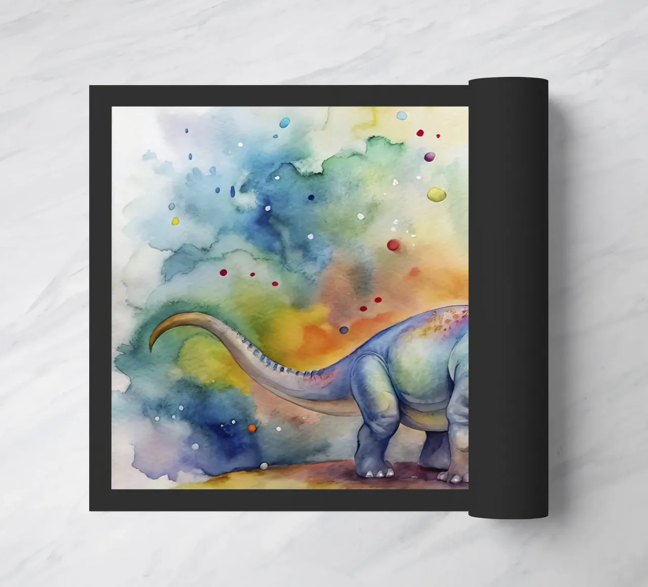 diplodocus dinosaur doormat by 🎁 ARTVI-SHOP