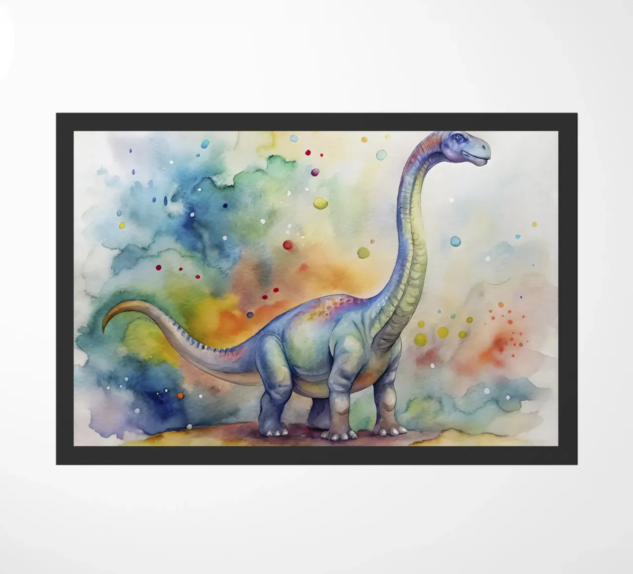 diplodocus dinosaur doormat by 🎁 ARTVI-SHOP