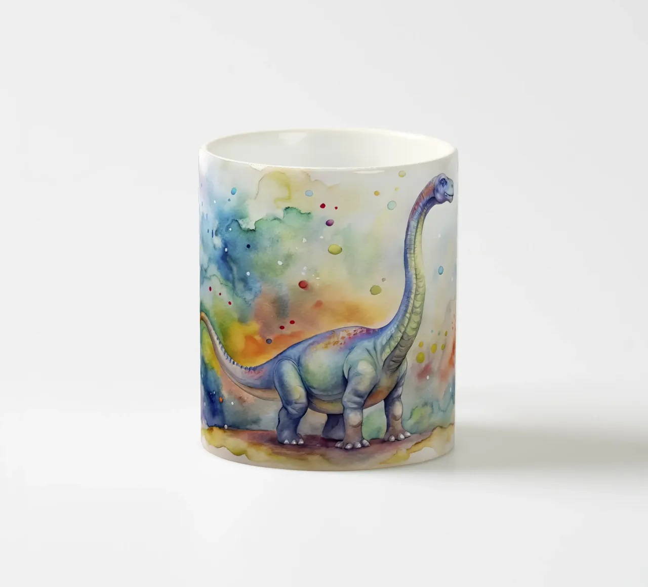 dinosauro diplodocus tazza in ceramica da 🎁 ARTVI-SHOP