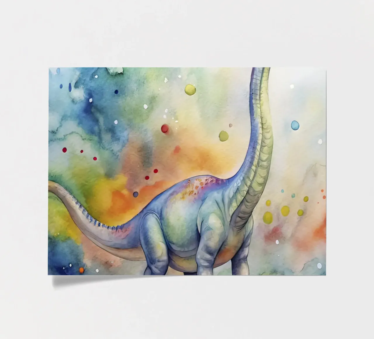 diplodocus dinosaur sticker sheet by 🎁 ARTVI-SHOP