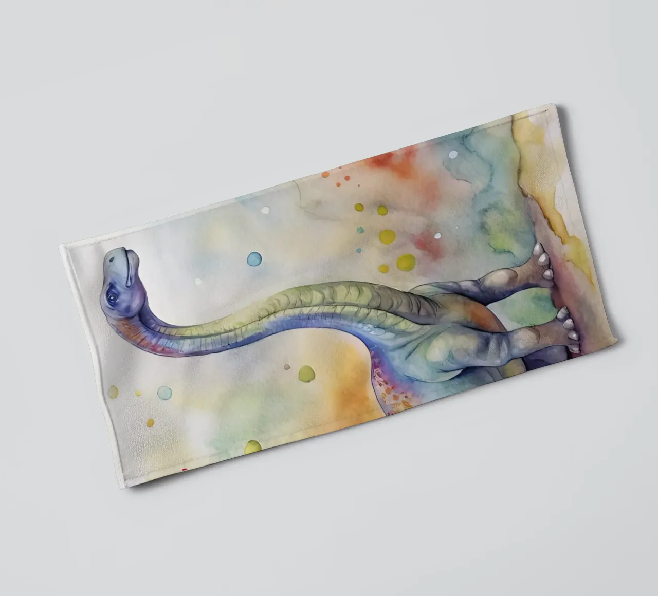 diplodocus dinosaur towel by 🎁 ARTVI-SHOP