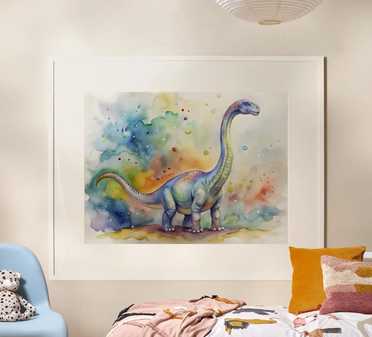 Diplodocus-Dinosaurier Hahnemühle von 🎁 ARTVI-SHOP