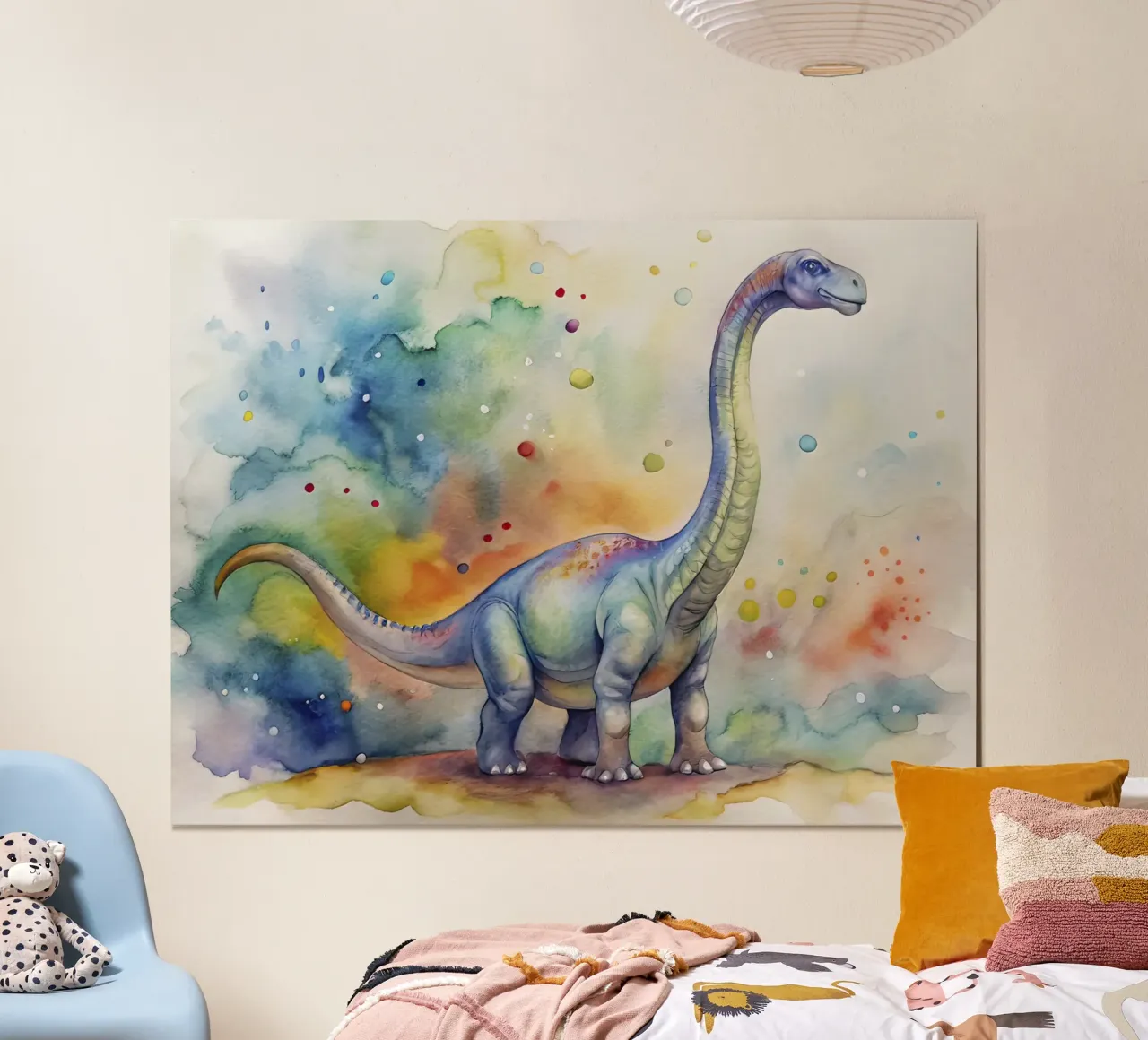 Diplodocus-Dinosaurier Hahnemühle von 🎁 ARTVI-SHOP