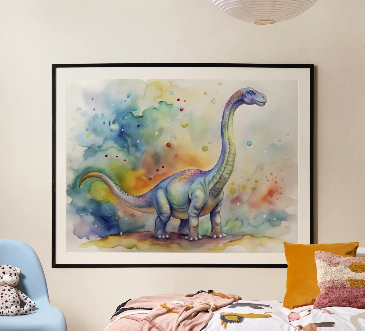 Diplodocus-Dinosaurier Hahnemühle von 🎁 ARTVI-SHOP