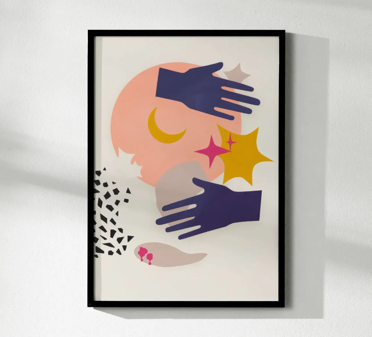 Mani e Luna carta hahnemühle da Demar Galleria