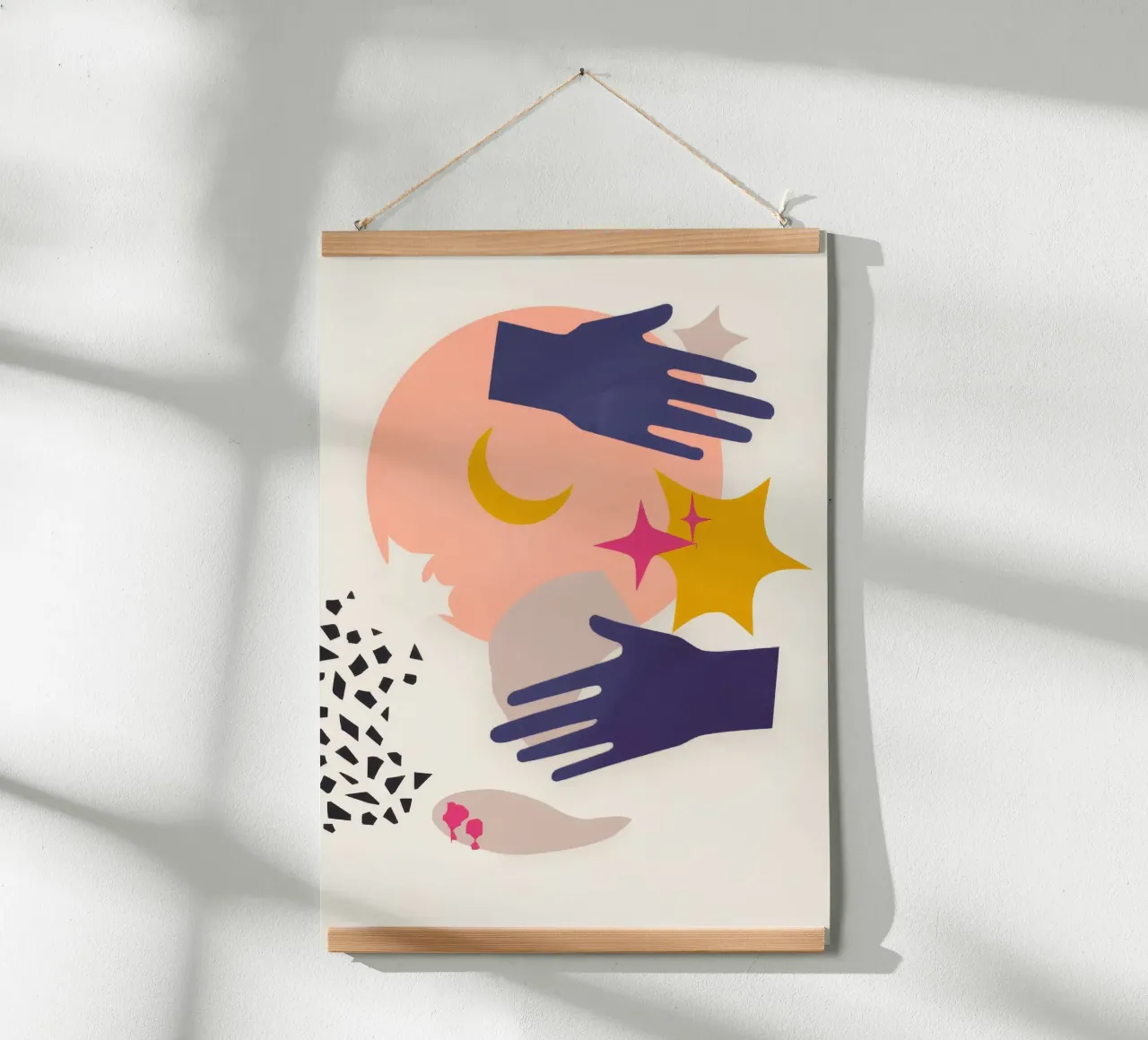 Mani e Luna carta hahnemühle da Demar Galleria